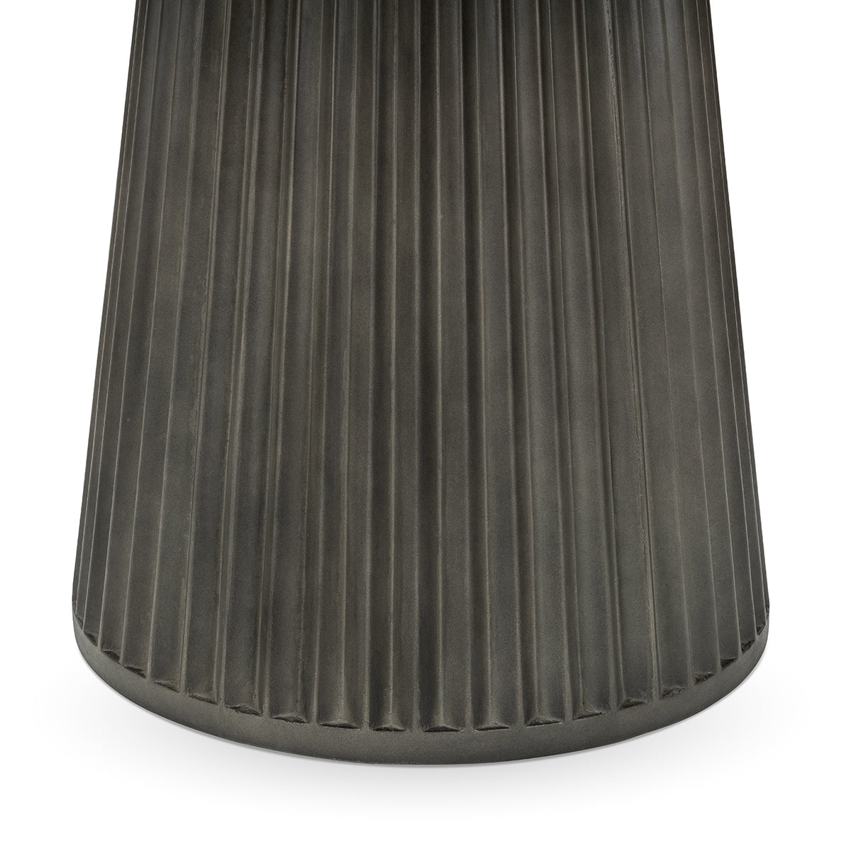 Caspia Outdoor Dining Table - Snowdrift White/Black