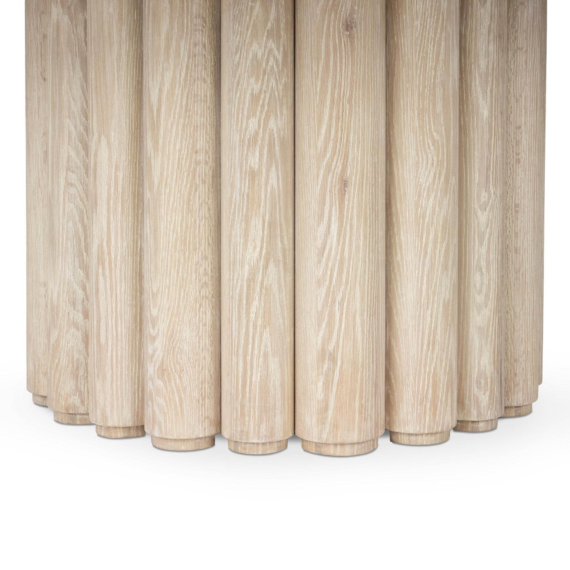 Tiber Dining Table - Cream Washed - 70