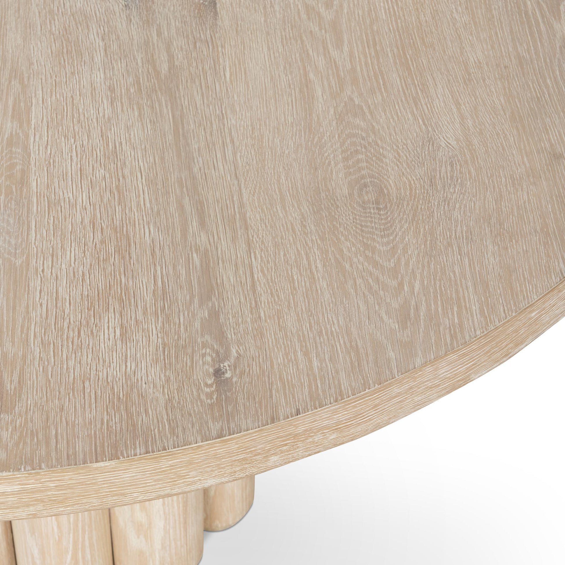 Tiber Dining Table - Cream Washed - 70