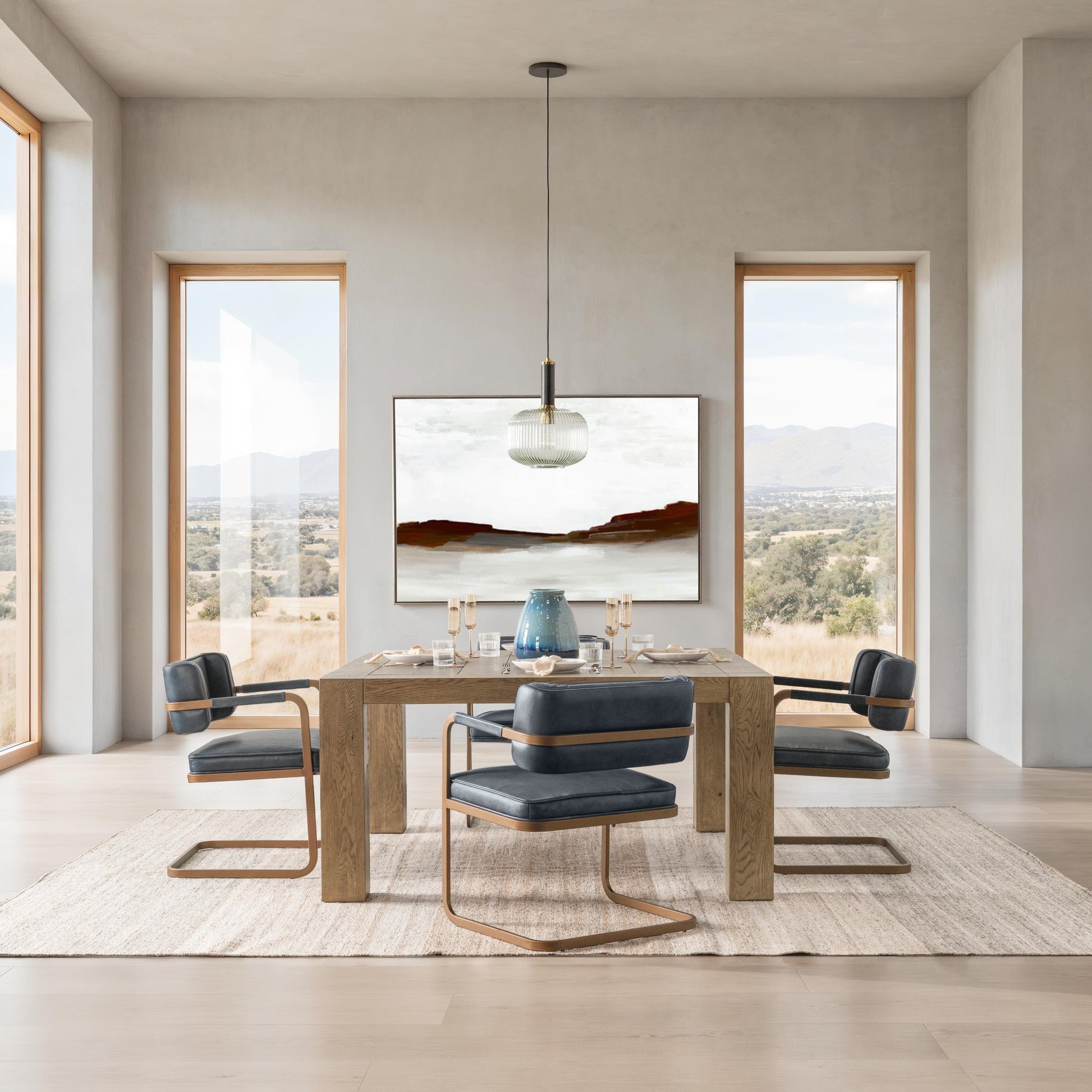Gilcrest Dining Table - Cafe Brown - 60"