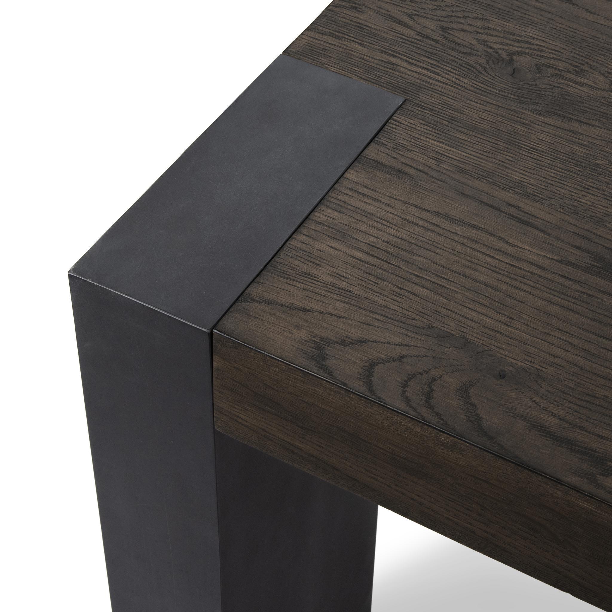 Deaven Dining Table - Toasted Brown
