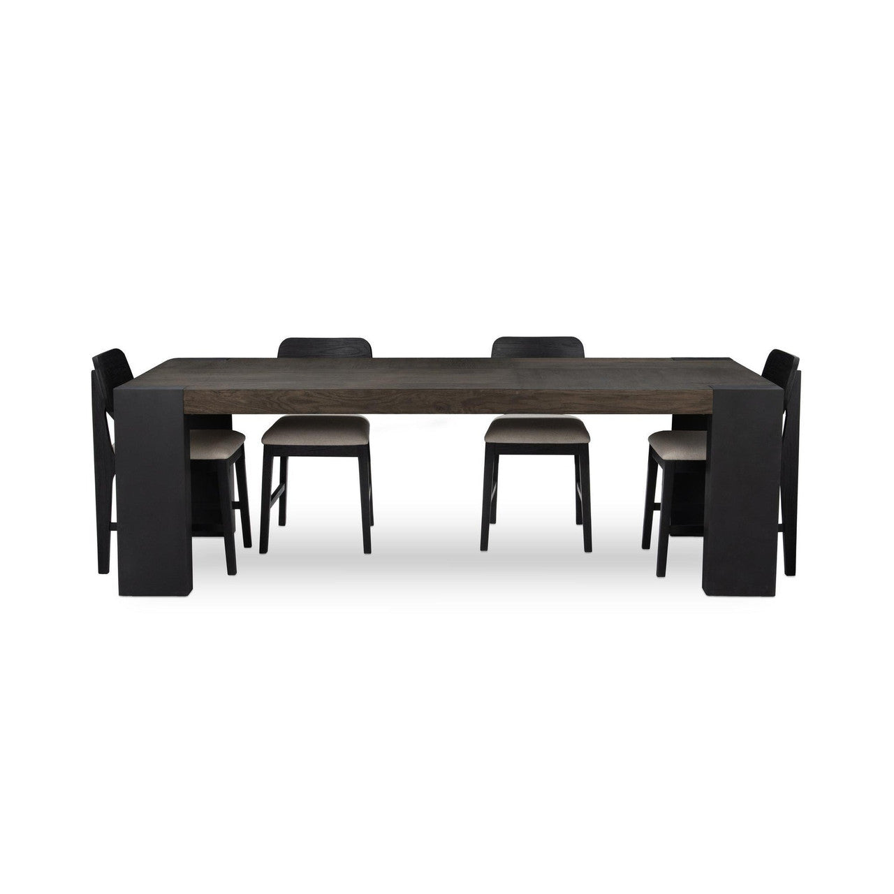 Deaven Solid Wood Rectangle Dining Table