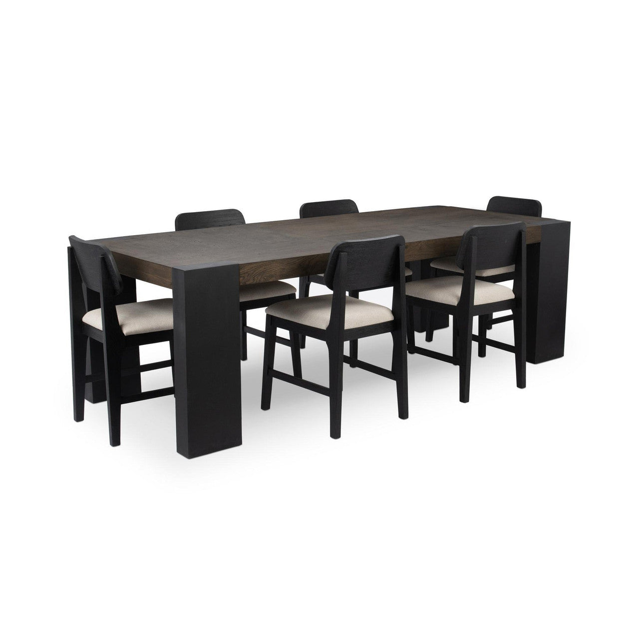 Deaven Solid Wood Rectangle Dining Table