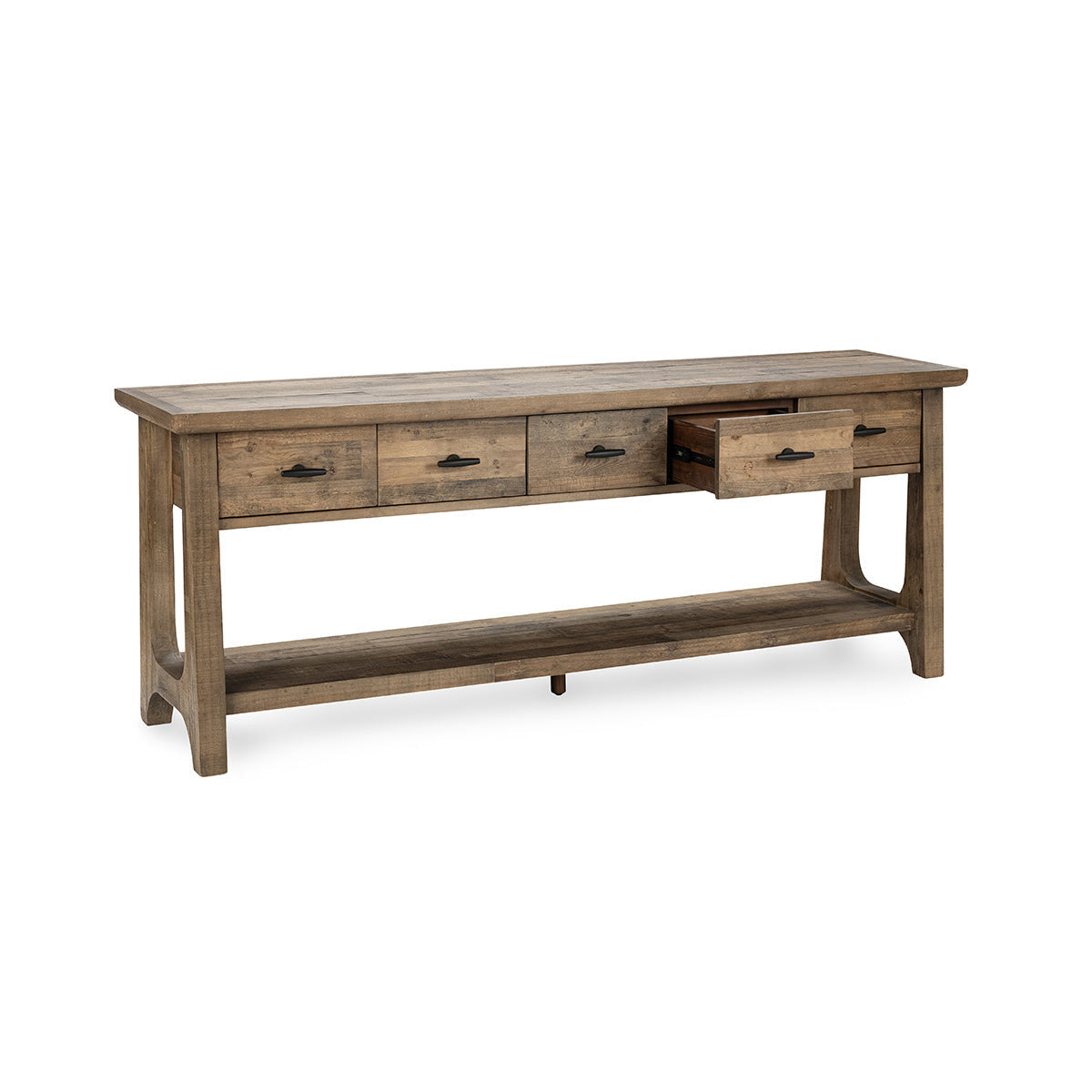 Talladega Solid Wood Rectangle Console Table