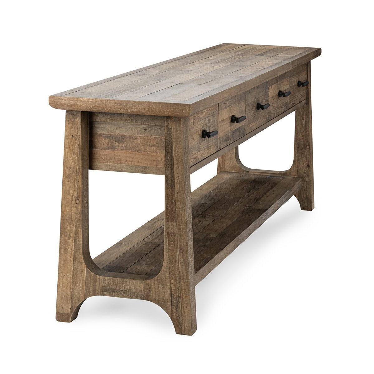 Talladega Solid Wood Rectangle Console Table