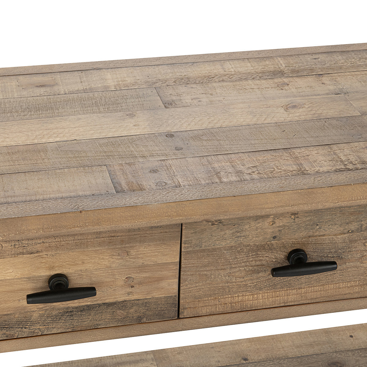 Talladega Solid Wood Rectangle Console Table