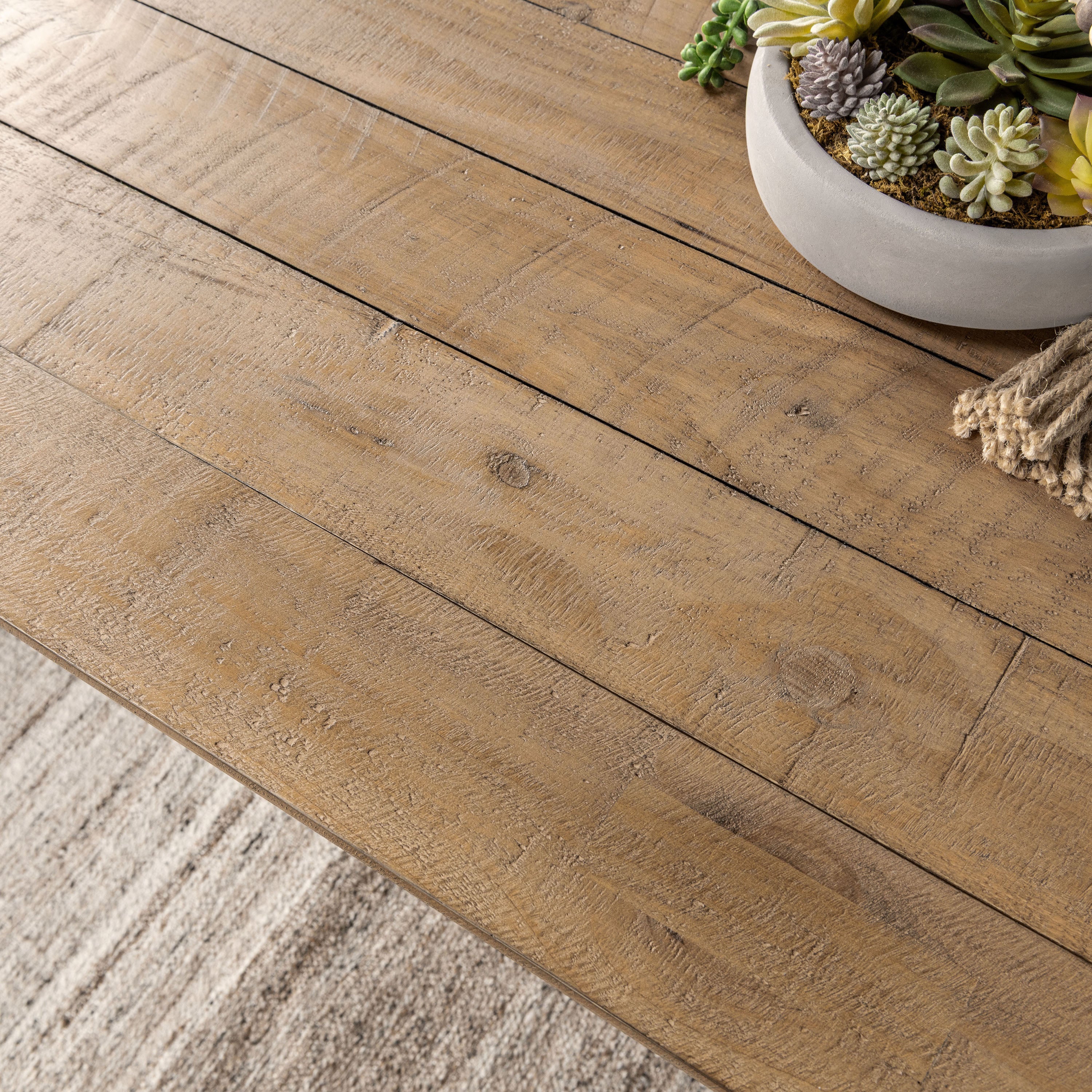 Crest Dining Table - Warm Natural - 78"