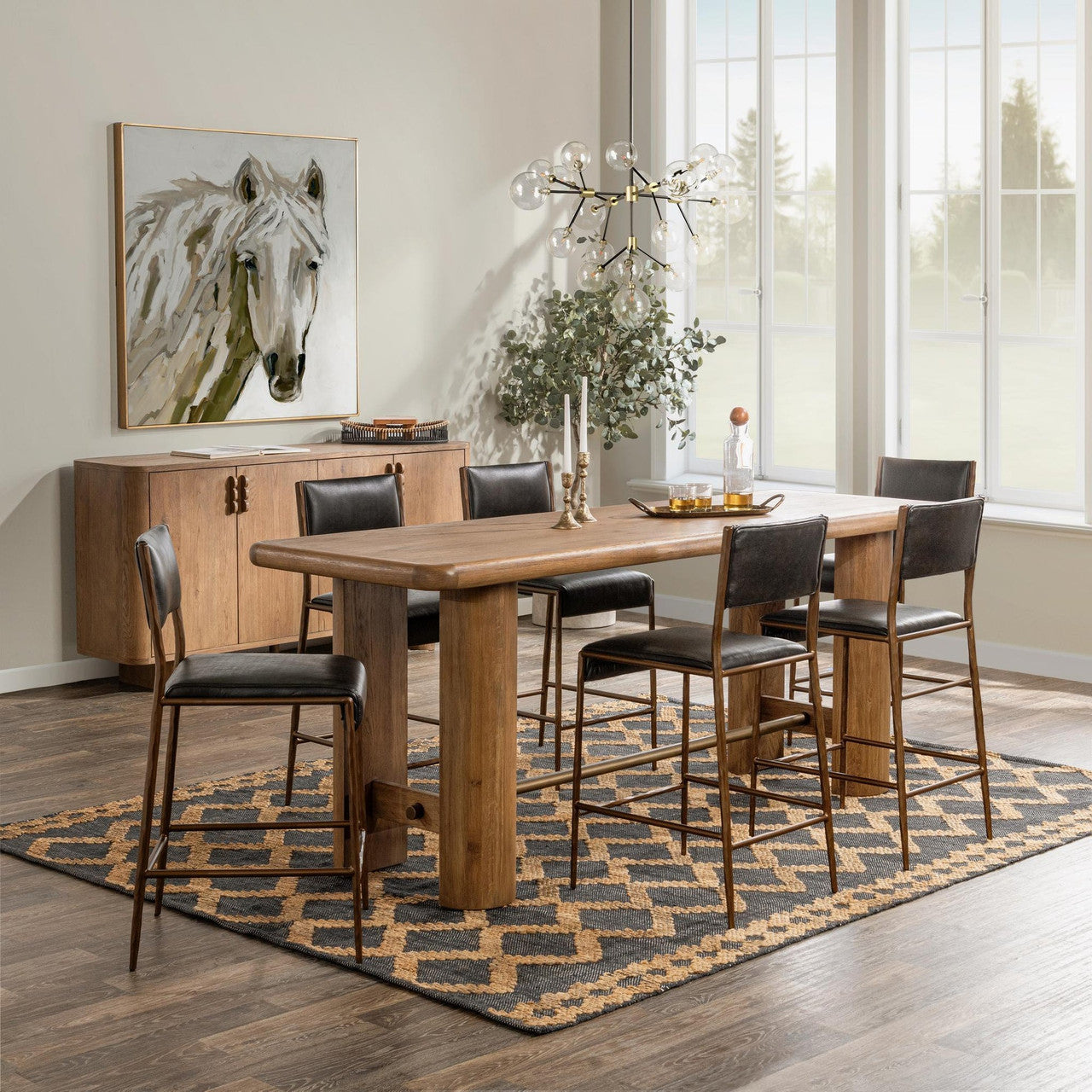 Tacoma Solid Wood Rectangle Gathering Table