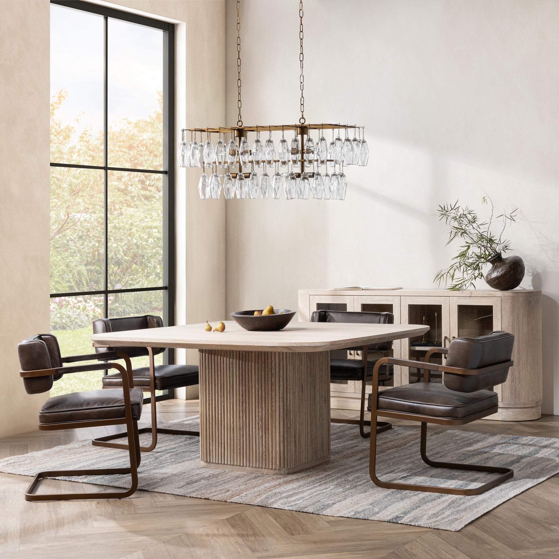 Vander Dining Table - Cream Washed