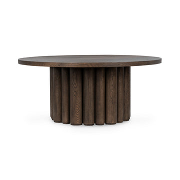 Tiber Dining Table - Toasted Brown