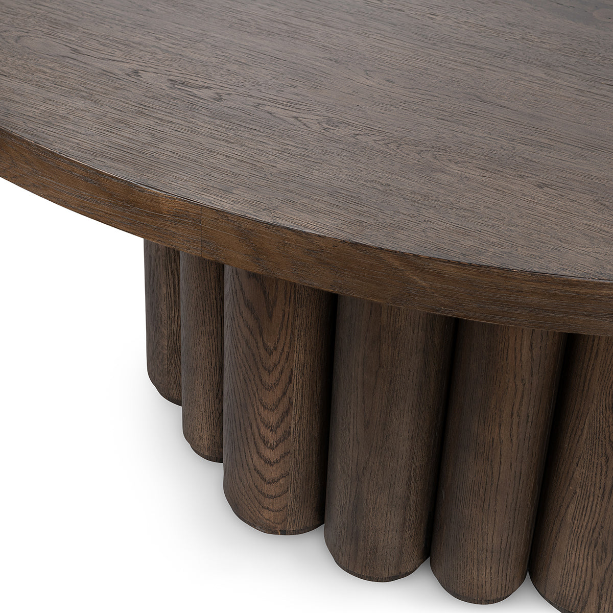 Tiber Dining Table - Toasted Brown - 55