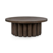 Tiber Solid Wood Round Coffee Table - 51031736