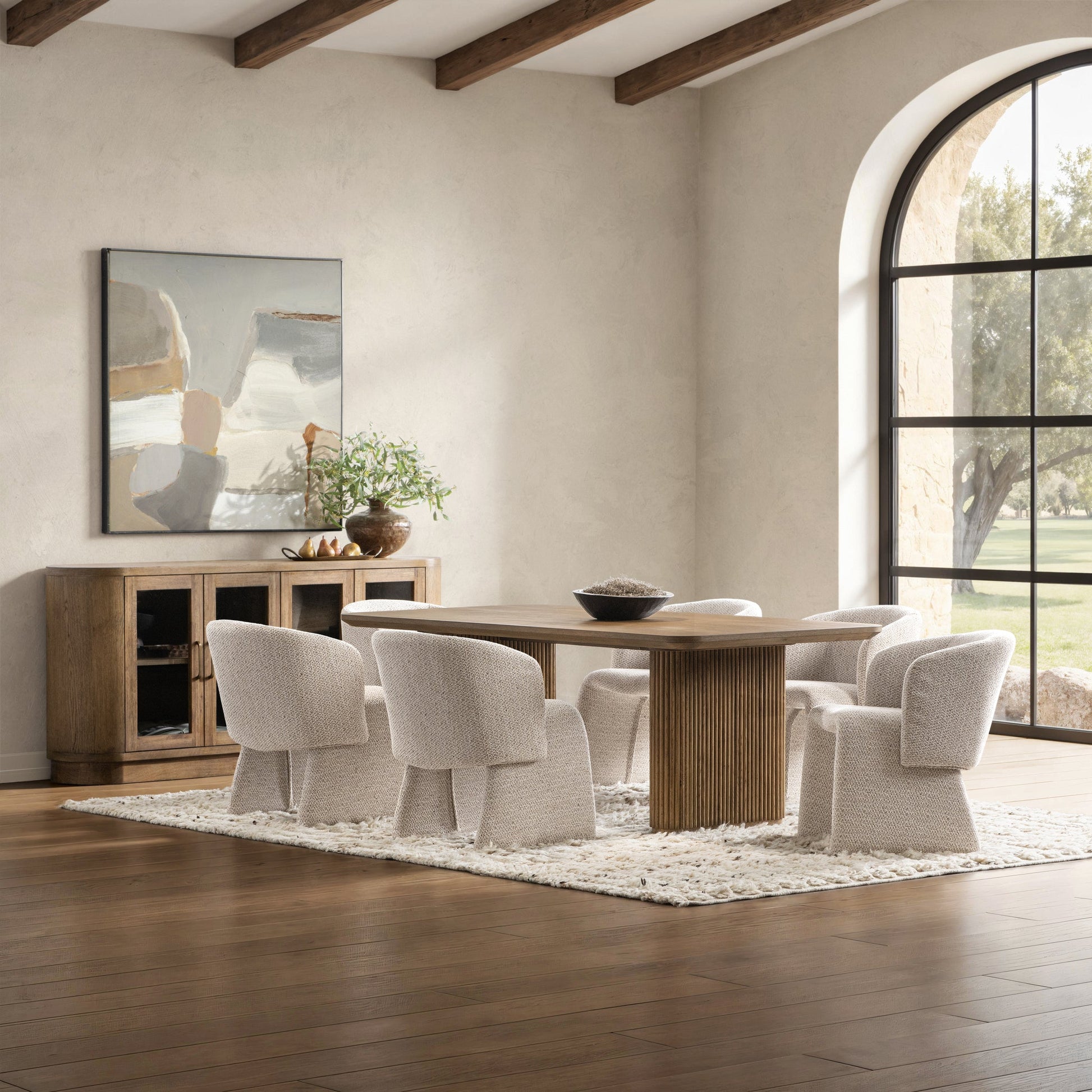 Vander Dining Table - Tawny Brown