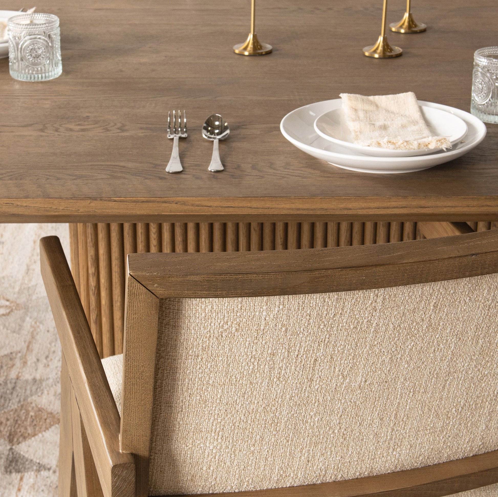 Vander Dining Table - Tawny Brown