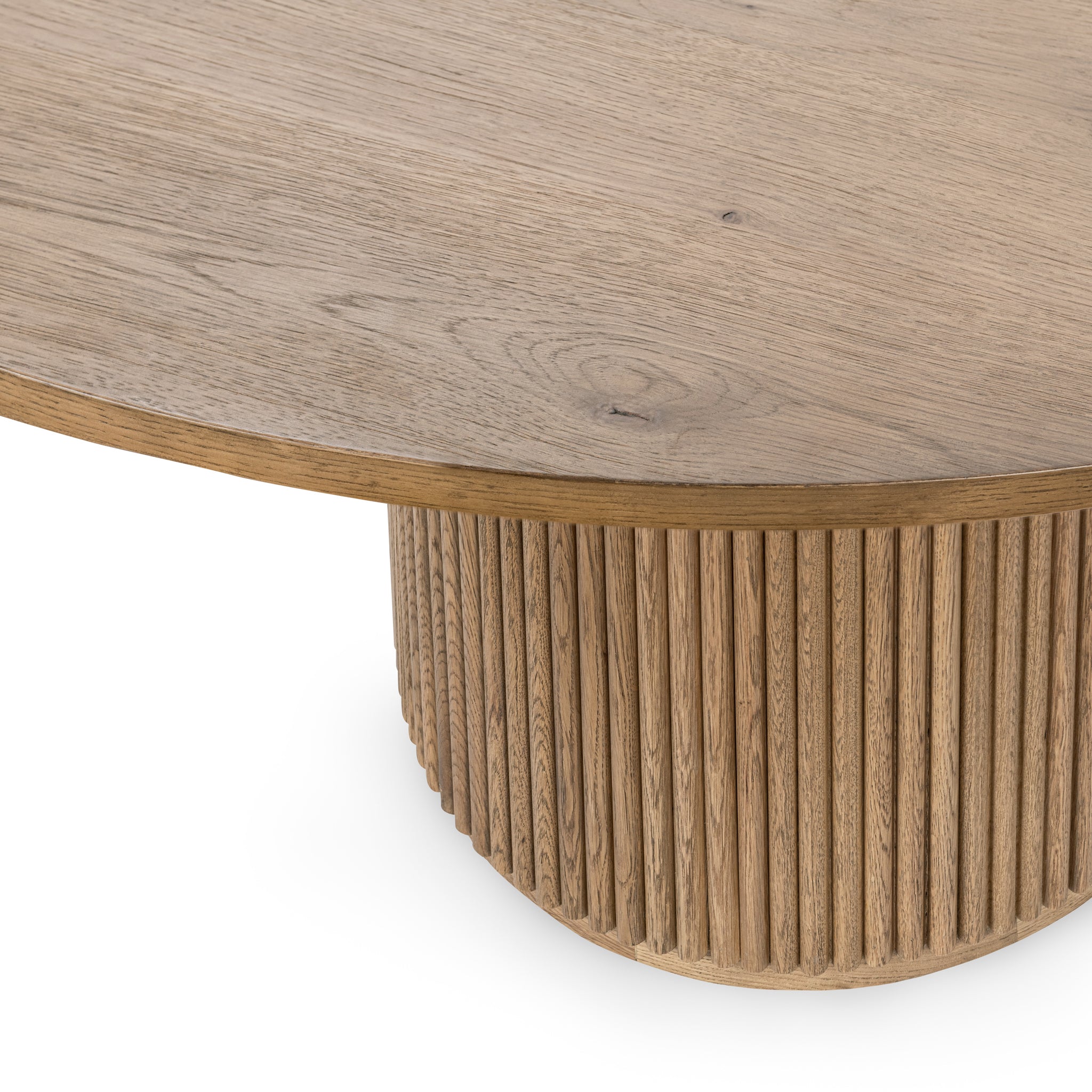 Vander Solid Wood Round Dining Table - Tawny Brown
