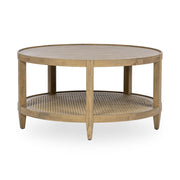 Devin Coffee Table - Khaki Mist - Latte Brown