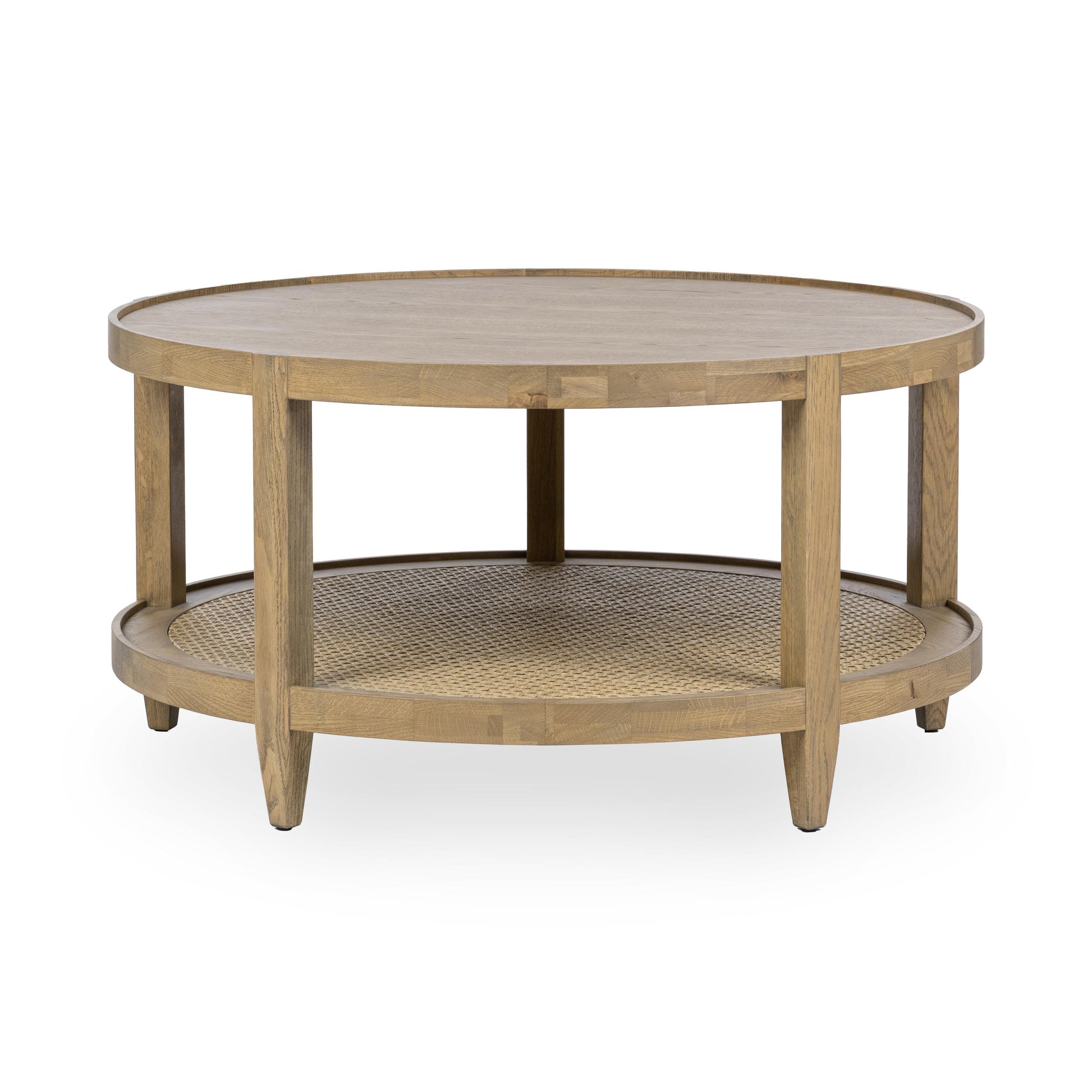 Devin Coffee Table - Khaki Mist - Latte Brown