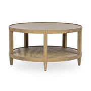 Devin Solid Wood Round Coffee Table