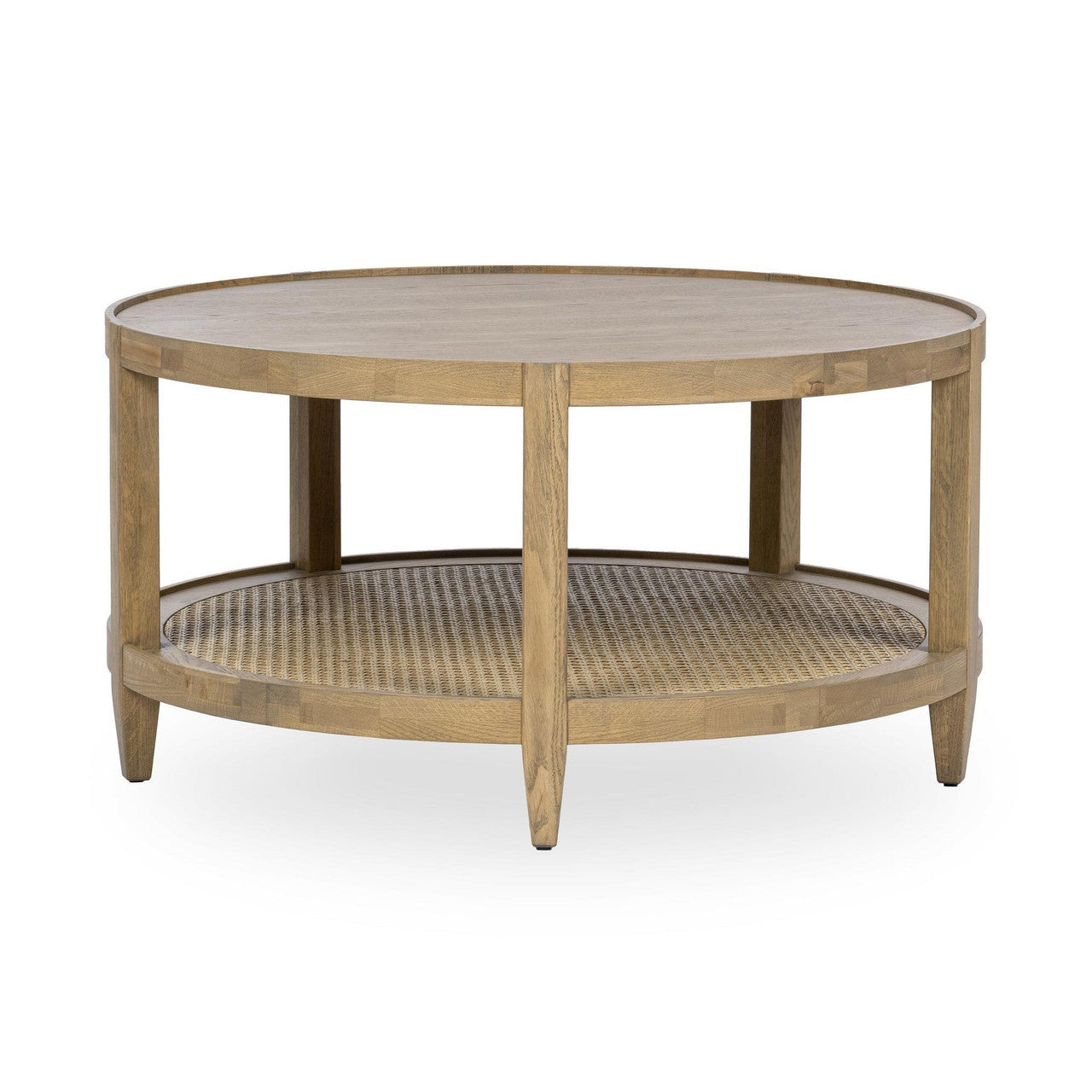 Devin Solid Wood Round Coffee Table