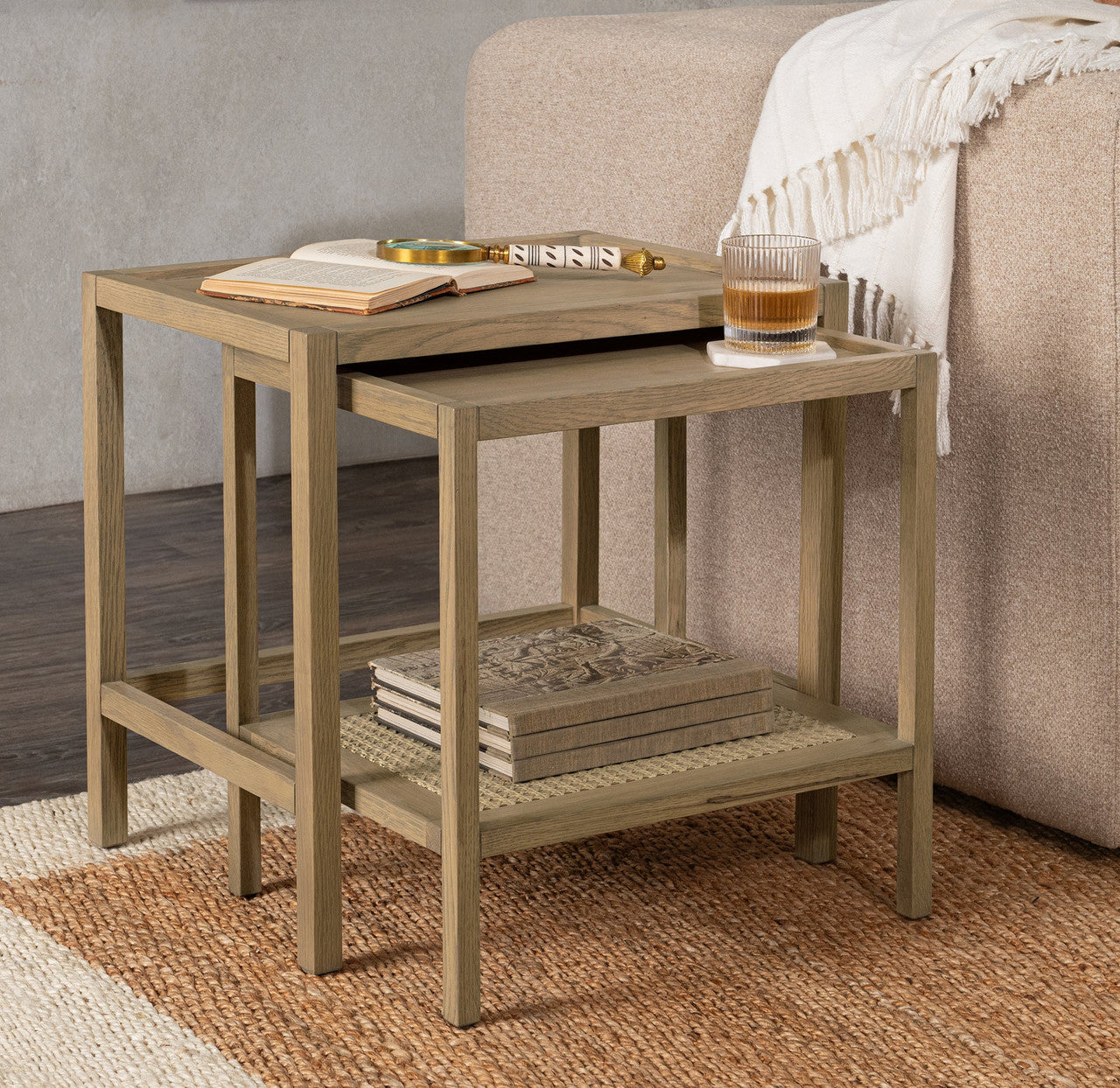Devin Solid Wood Nesting Accent Tables - 51031751