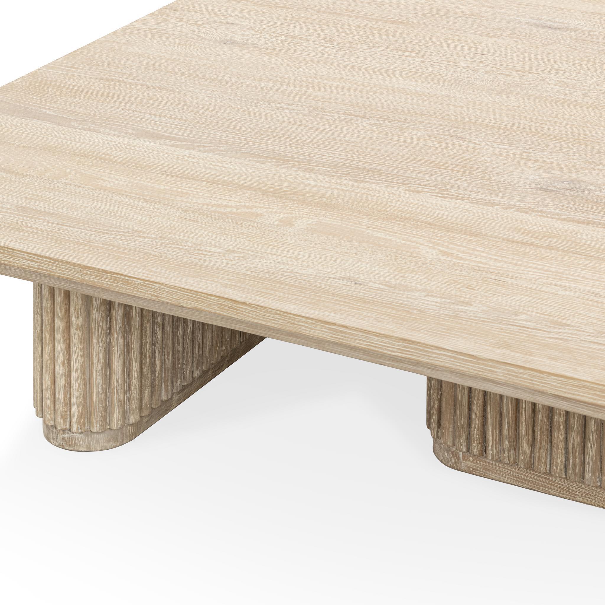 Vander Coffee Table - Cream Washed