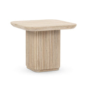 Vander End Table - Cream Washed