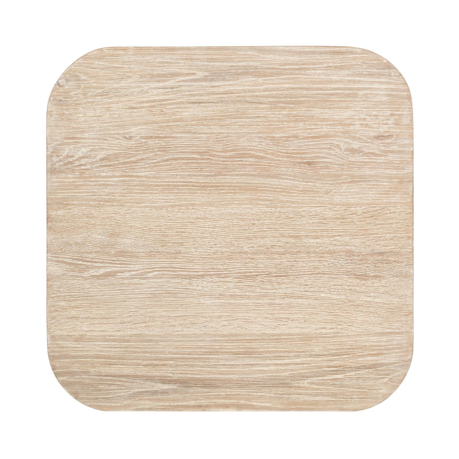 Vander End Table - Cream Washed