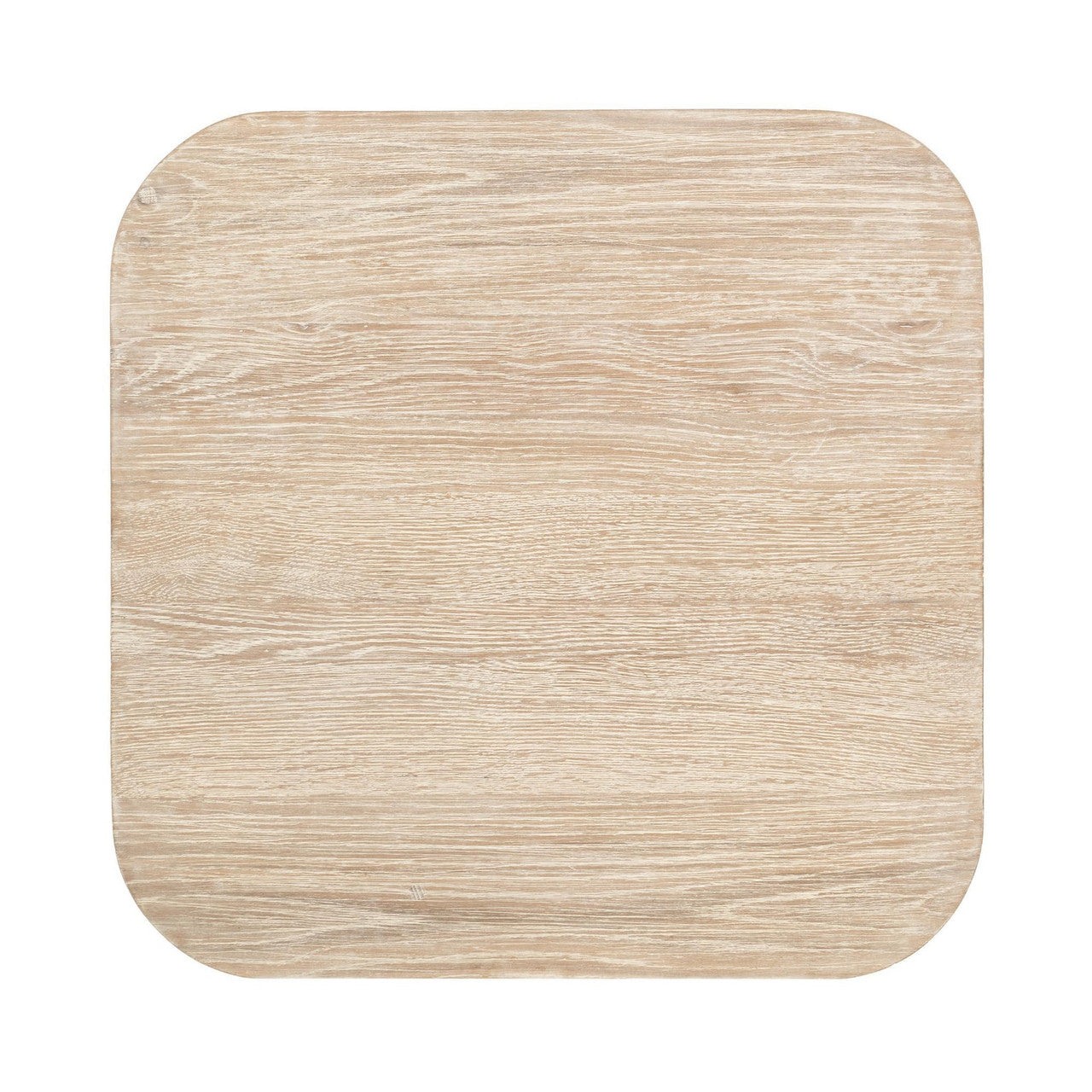 Travelle Cream Wash Oak Wood Square End Table 26"
