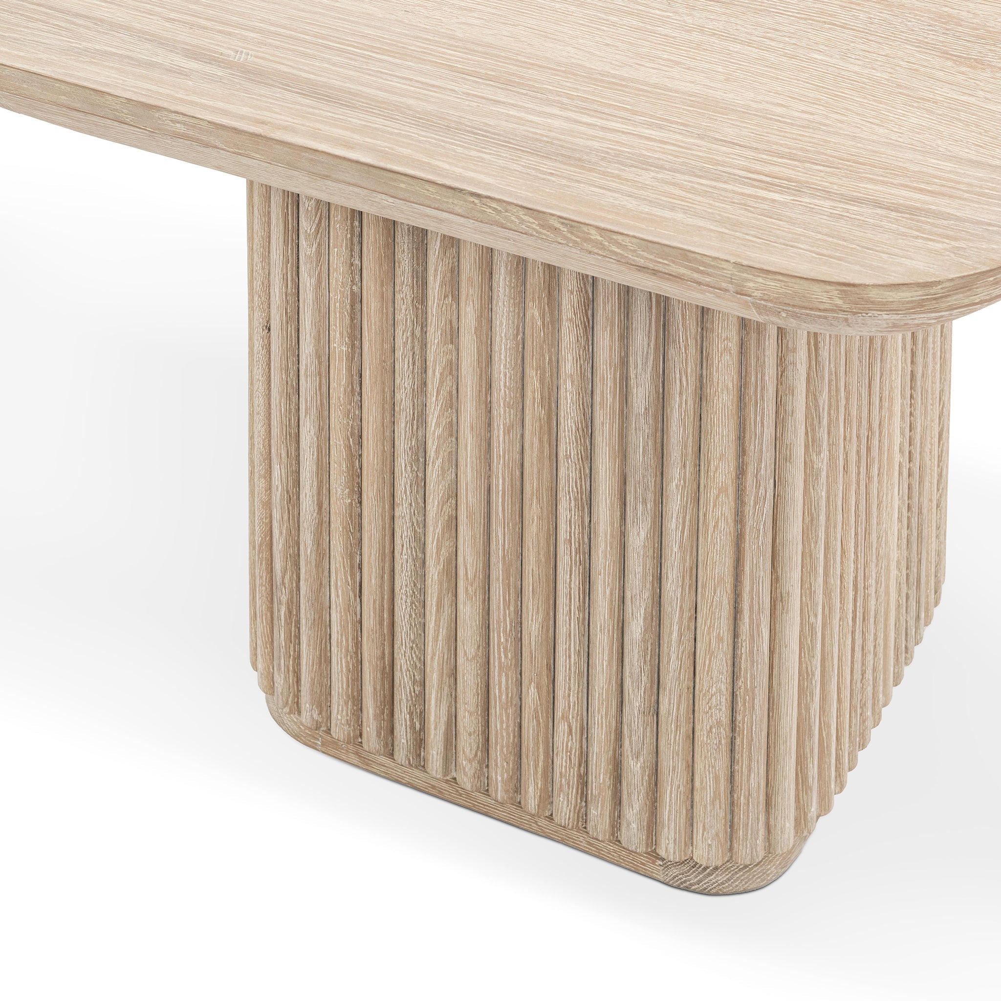 Vander End Table - Cream Washed