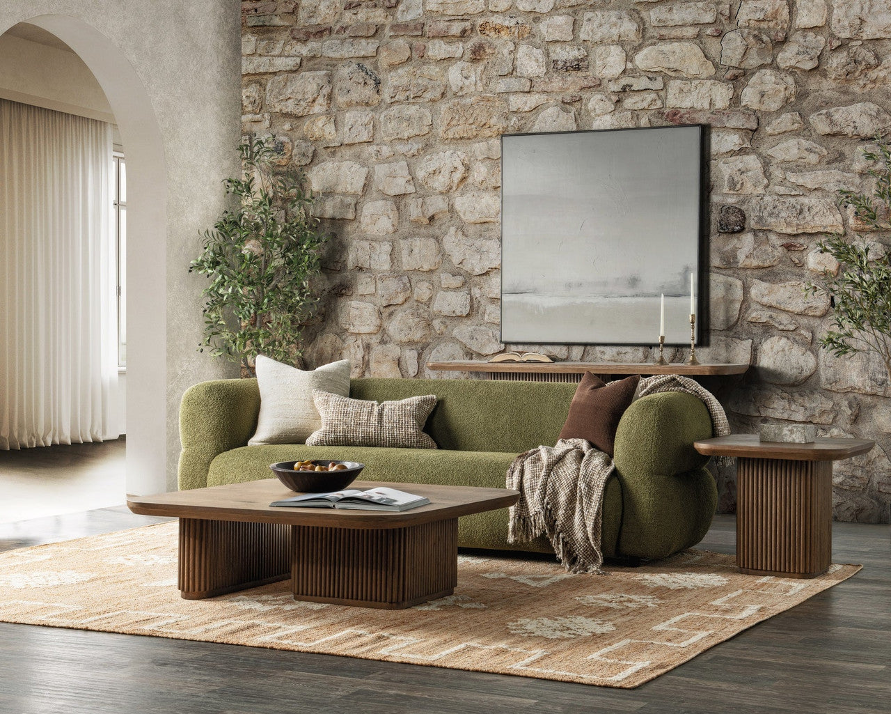 Vander Solid Wood Square Coffee Table - 51031765