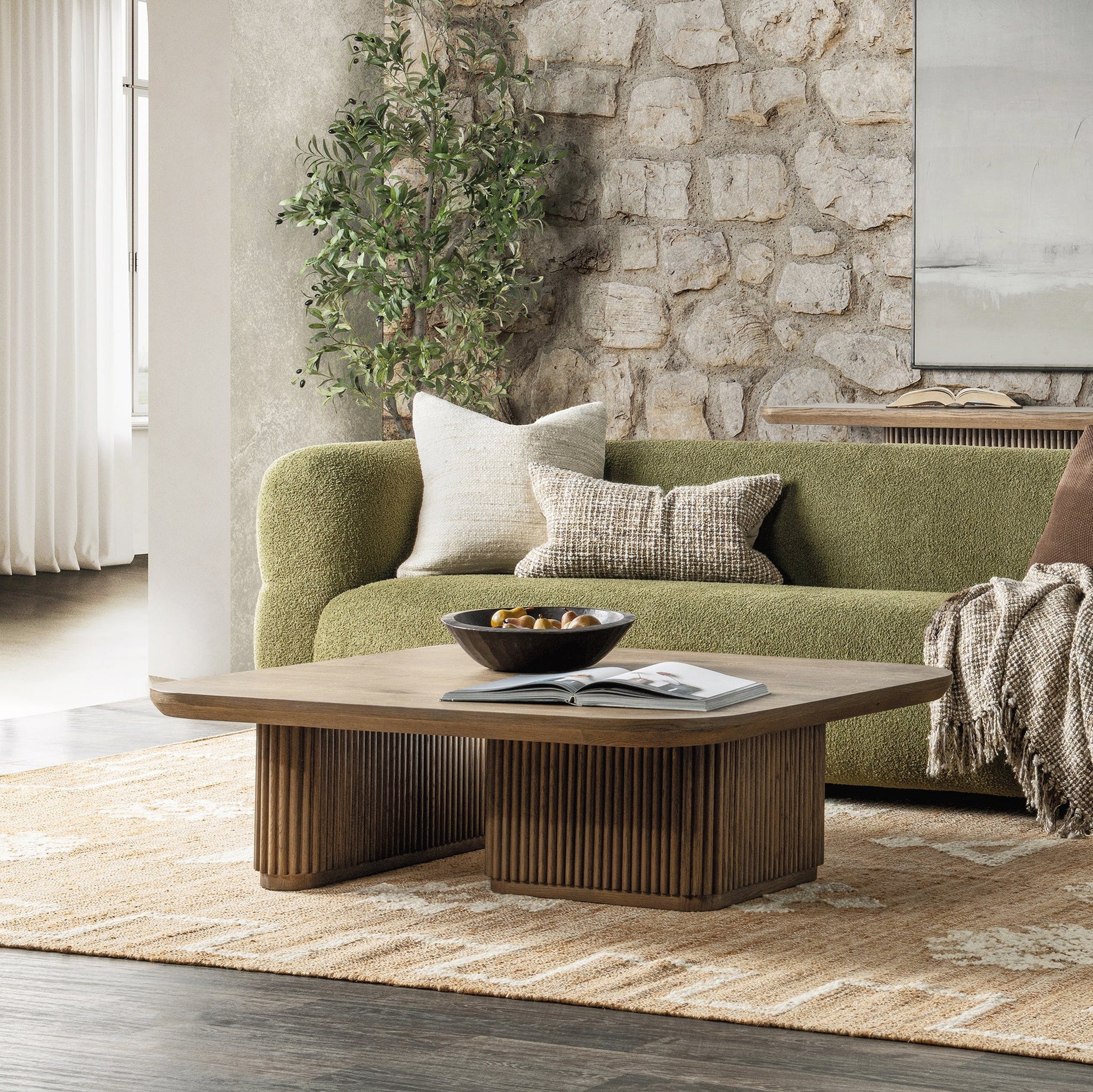 Vander Coffee Table - Tawny Brown