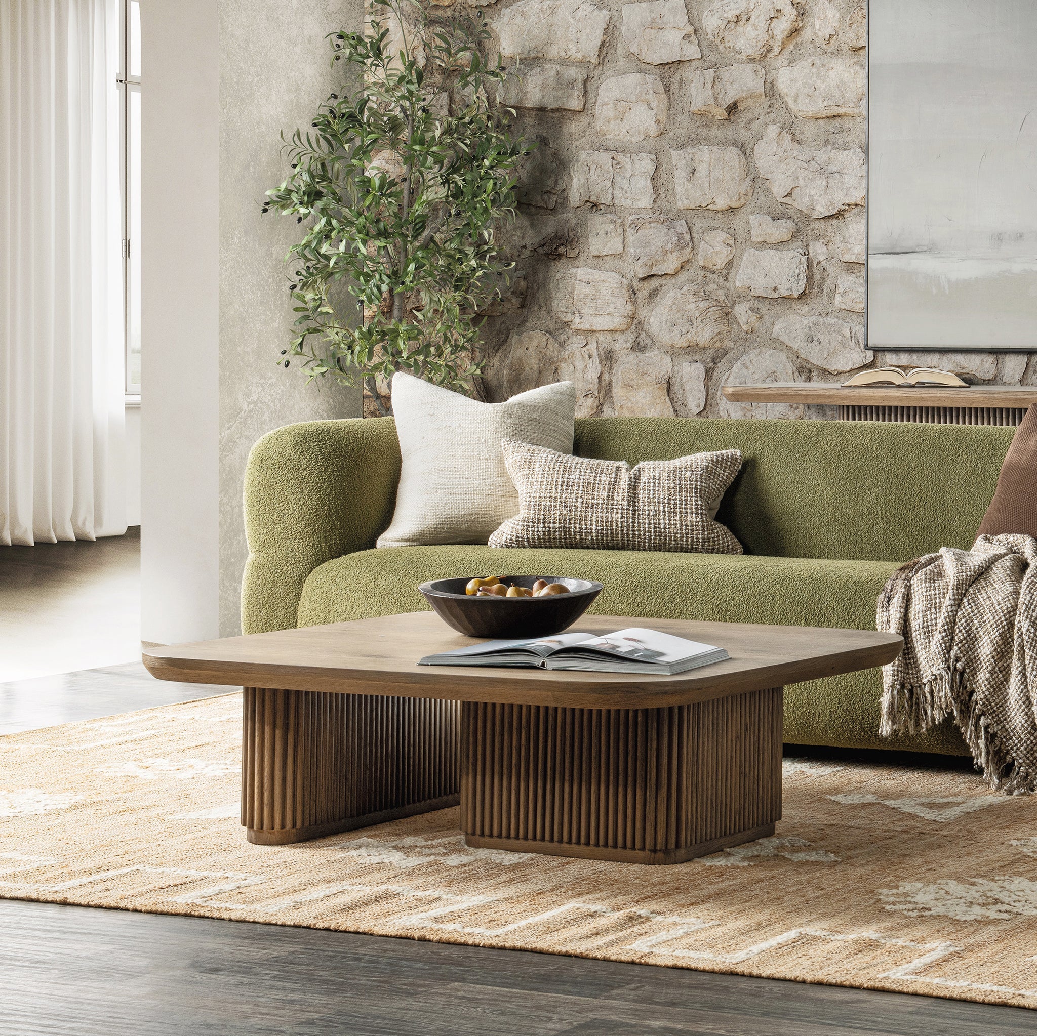 Vander Coffee Table - Tawny Brown