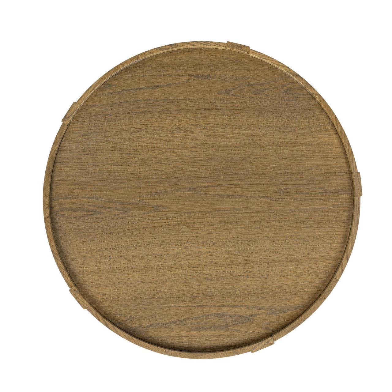 Devin Solid Wood Round End Table
