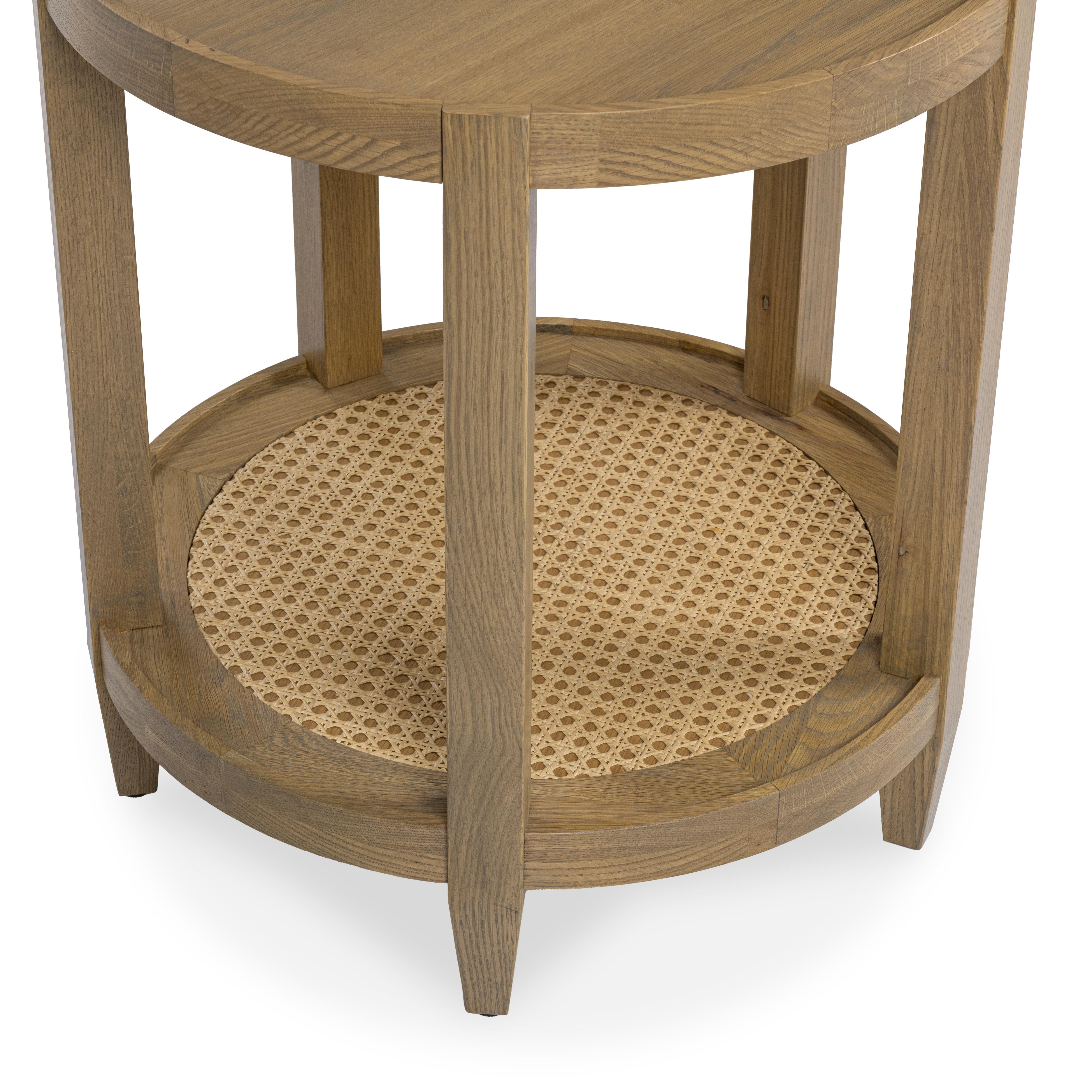 Devin End Table - Khaki Mist