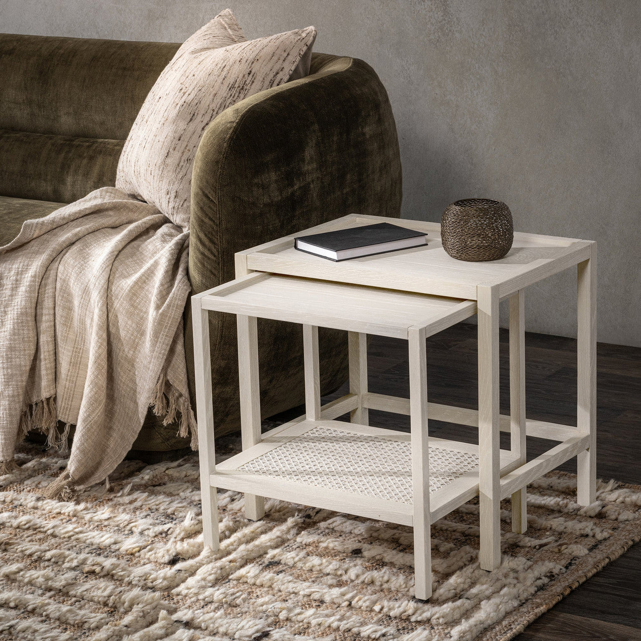 Devin Solid Wood Nesting Accent Tables - 51031781