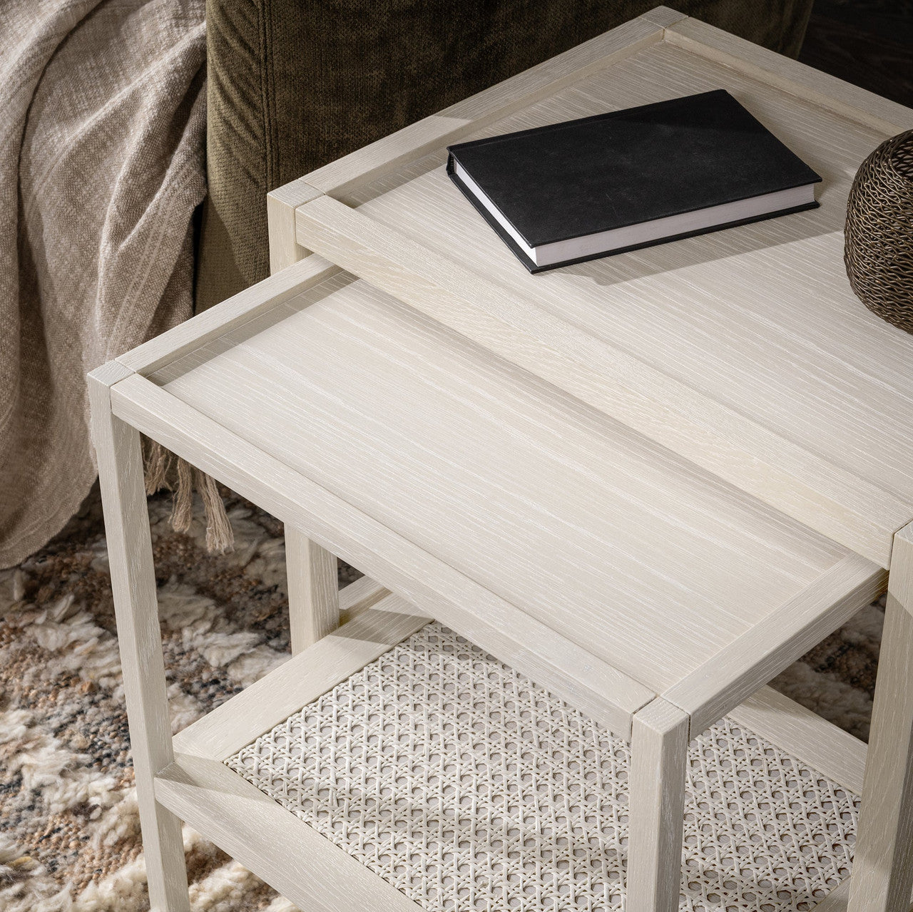 Devin Solid Wood Nesting Accent Tables - 51031781