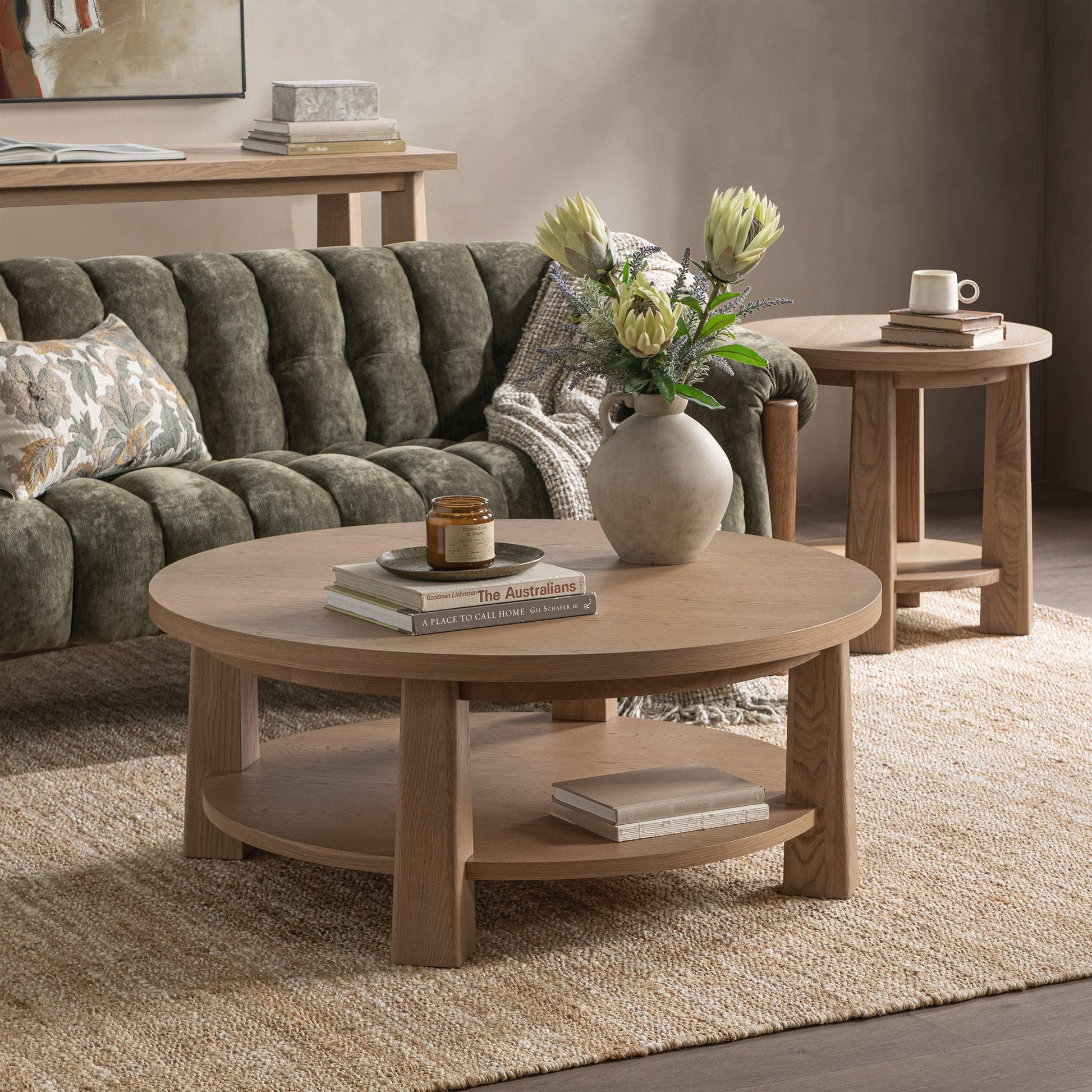 Kenzie Coffee Table - Amber Toast