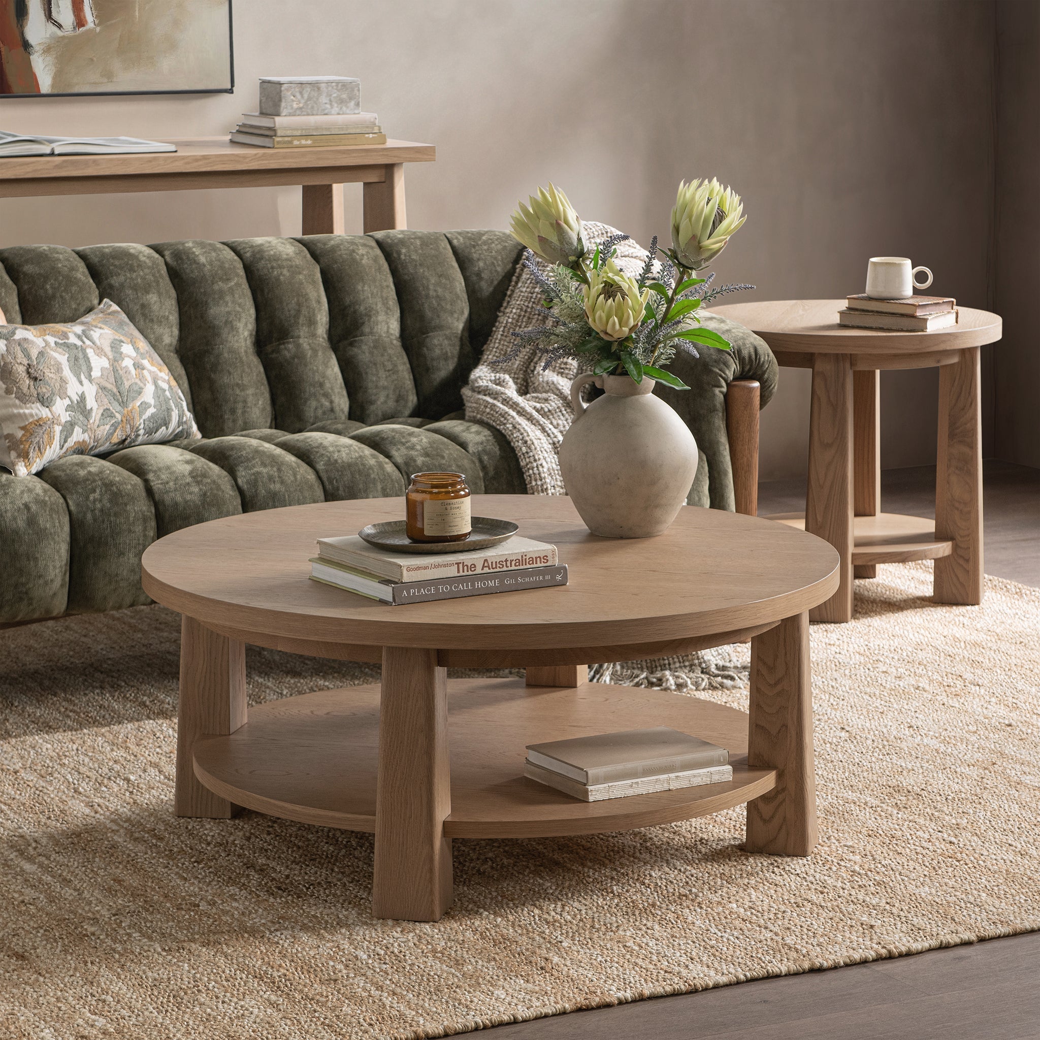 Kenzie Coffee Table - Amber Toast