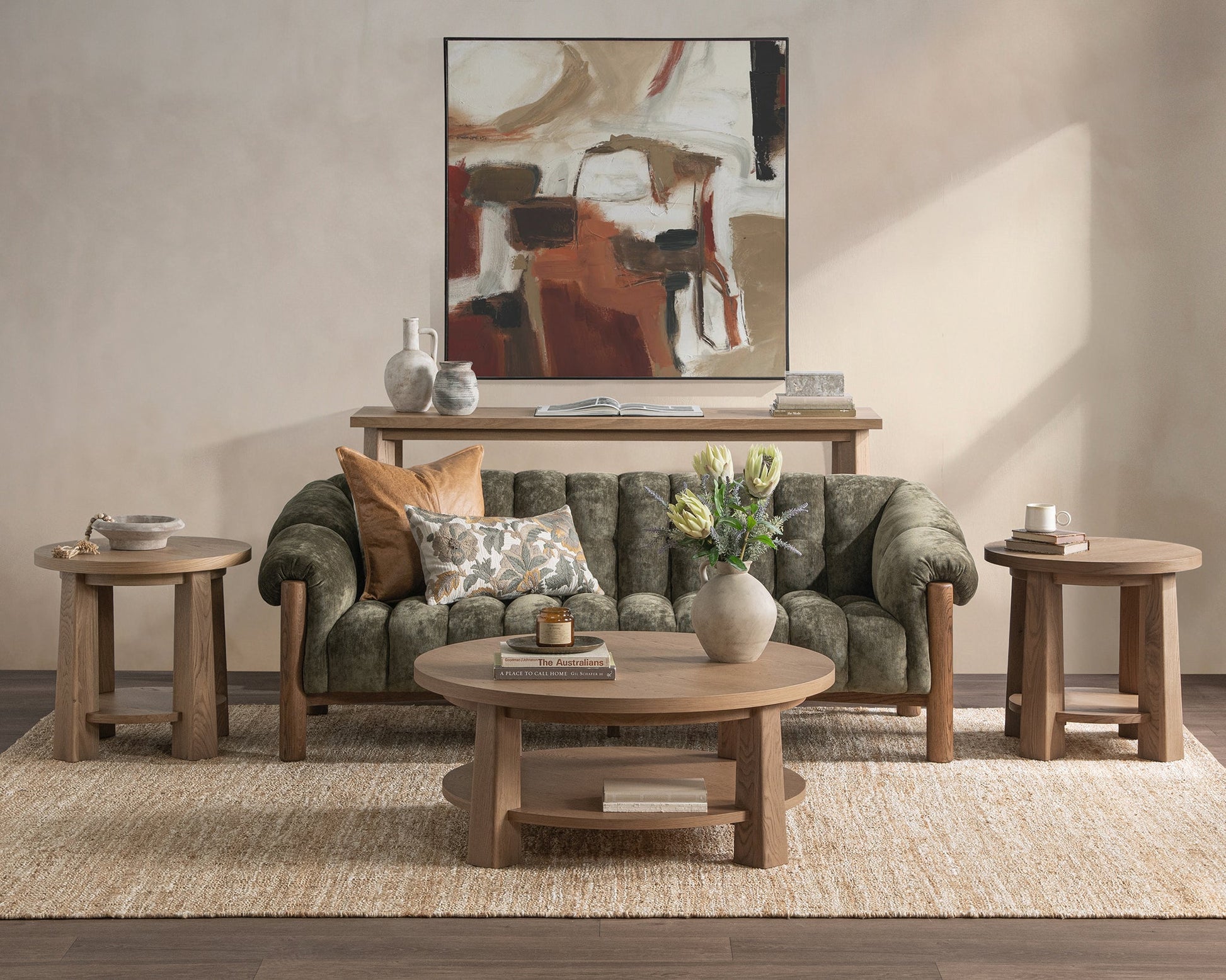 Kenzie Coffee Table - Amber Toast
