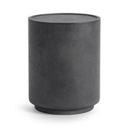 Darsa Dark Gray Outdoor Round Accent Table 18"