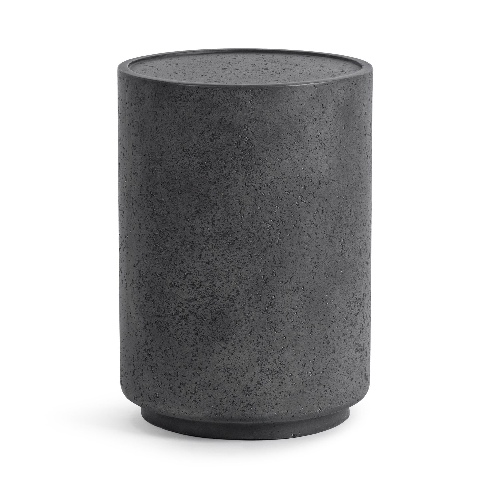 Darsa Outdoor Accent Table - Dark Gray