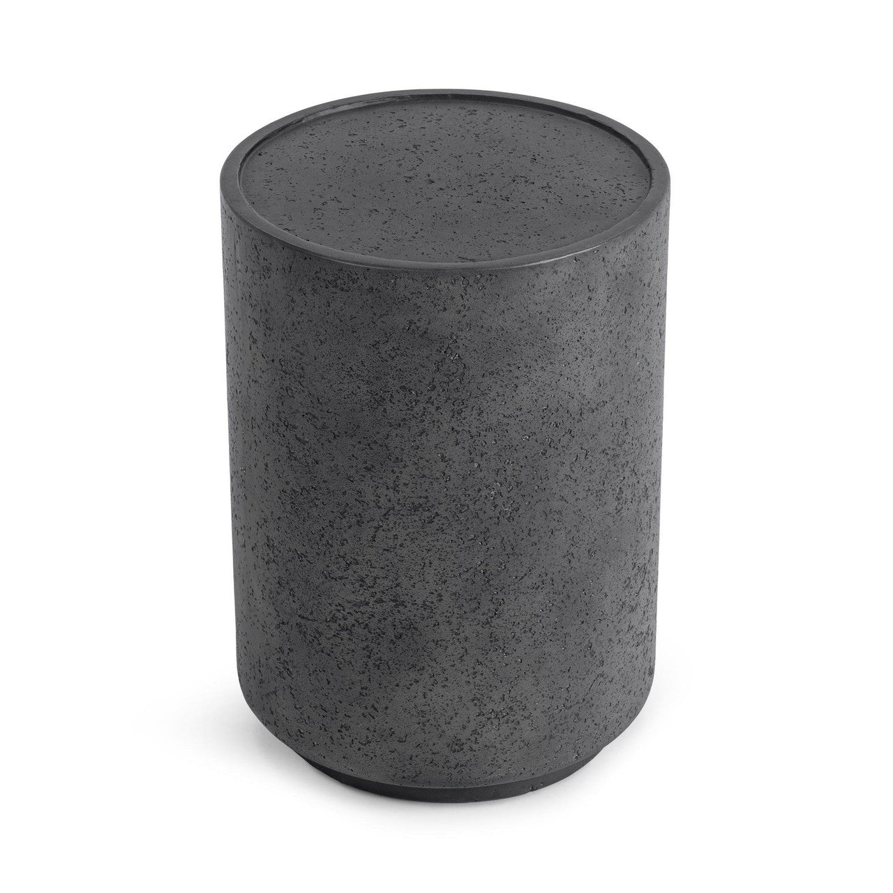Darsa Dark Grey Outdoor Round Accent Table 20"