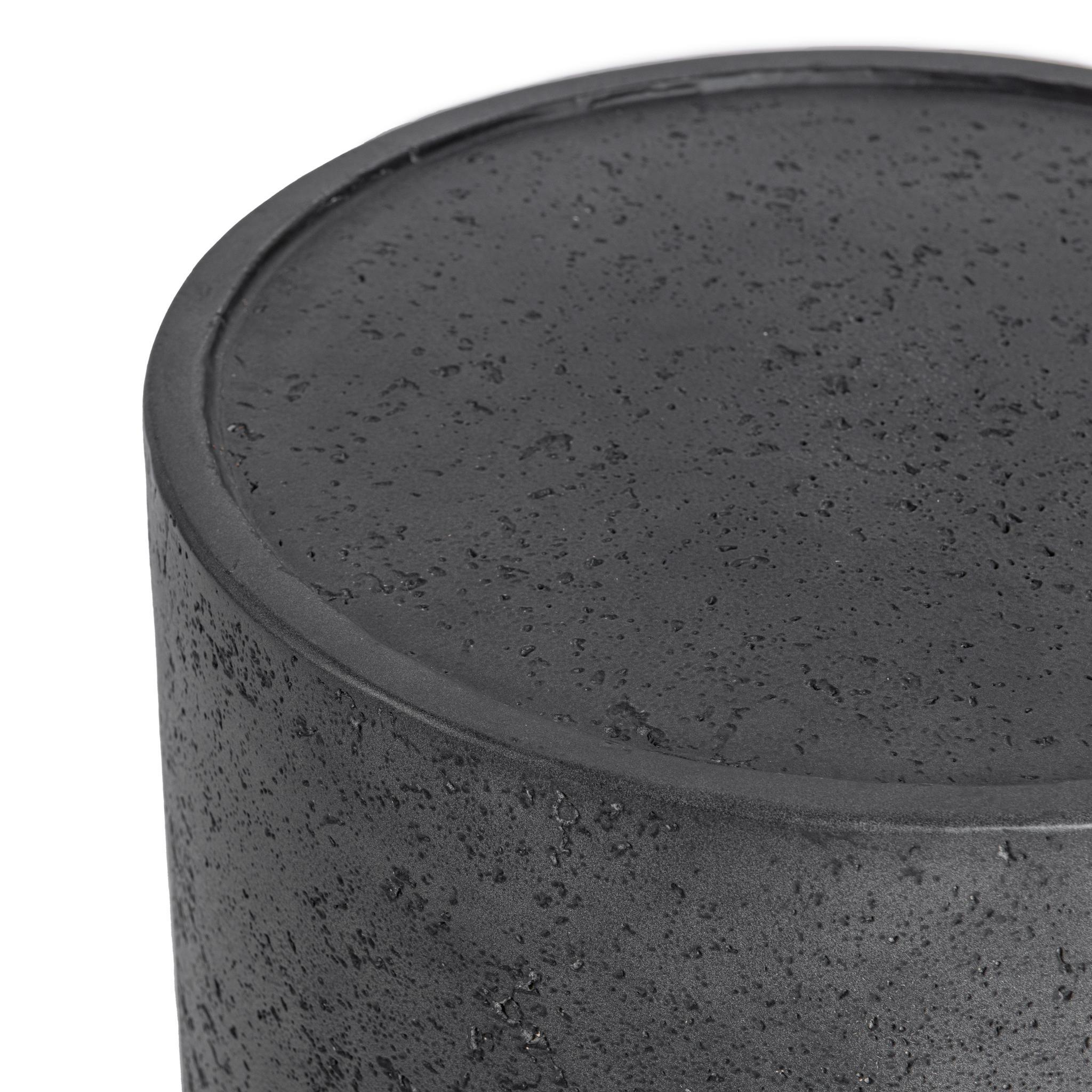 Darsa Outdoor Accent Table - Dark Gray
