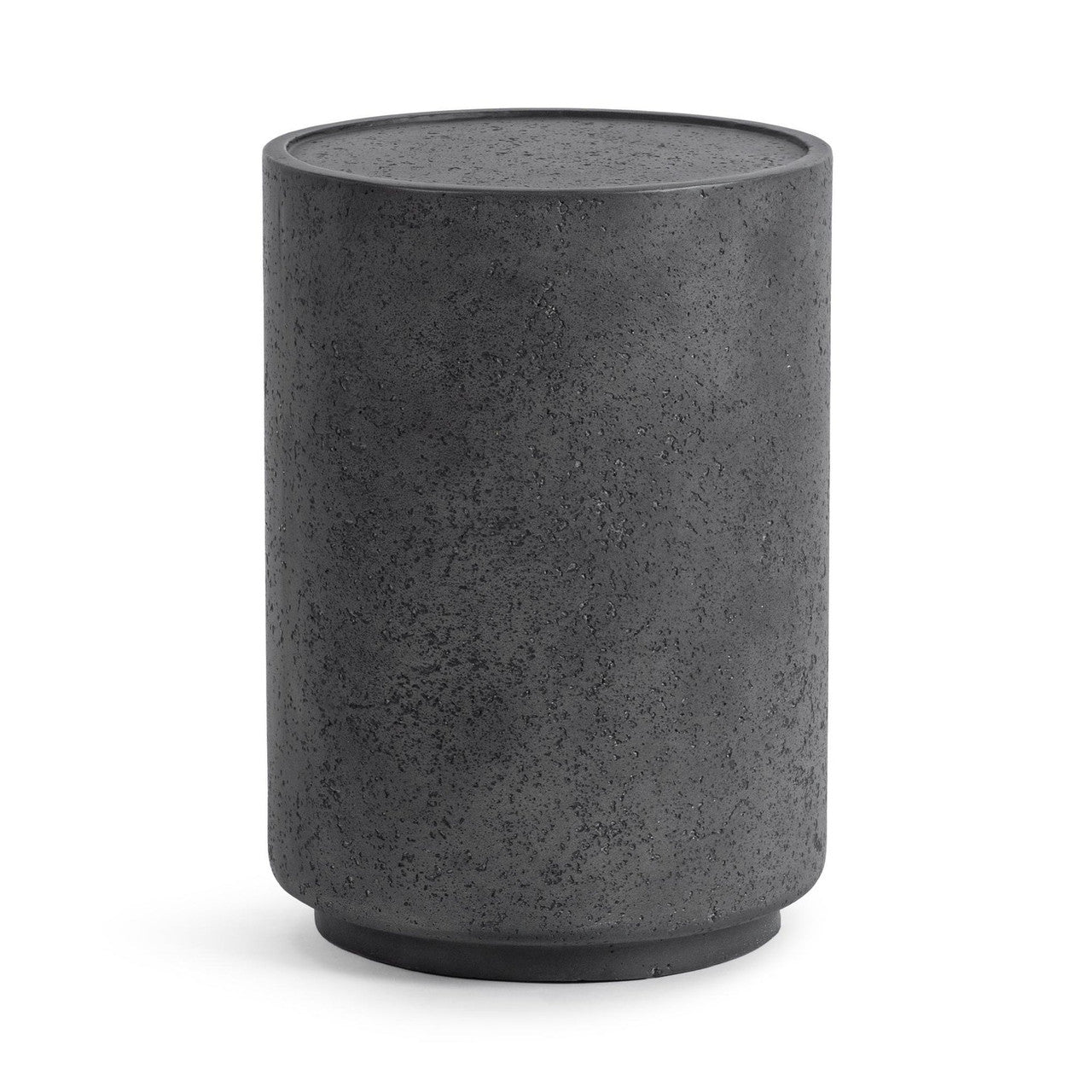 Darsa Dark Grey Outdoor Round Accent Table 20"