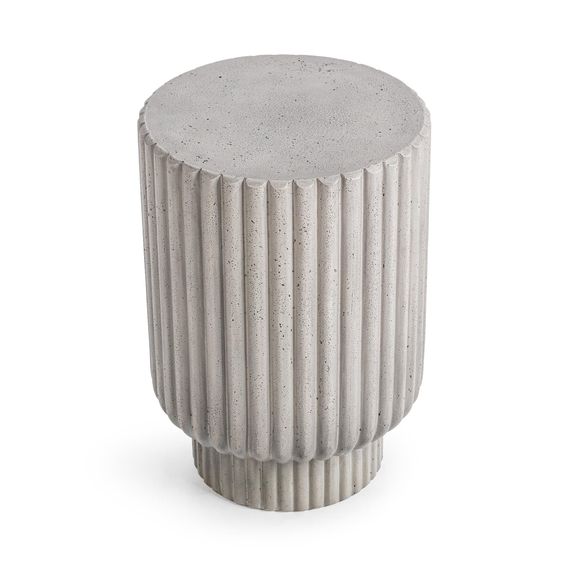 Givens Outdoor Accent Table - Light Gray