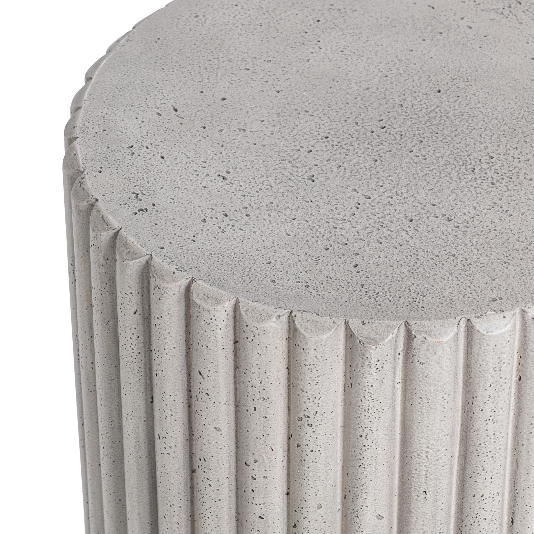 Givens Outdoor Accent Table - Light Gray