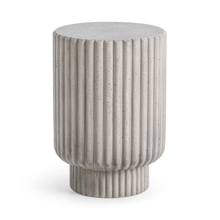 Givens Light Gray Outdoor Accent Table