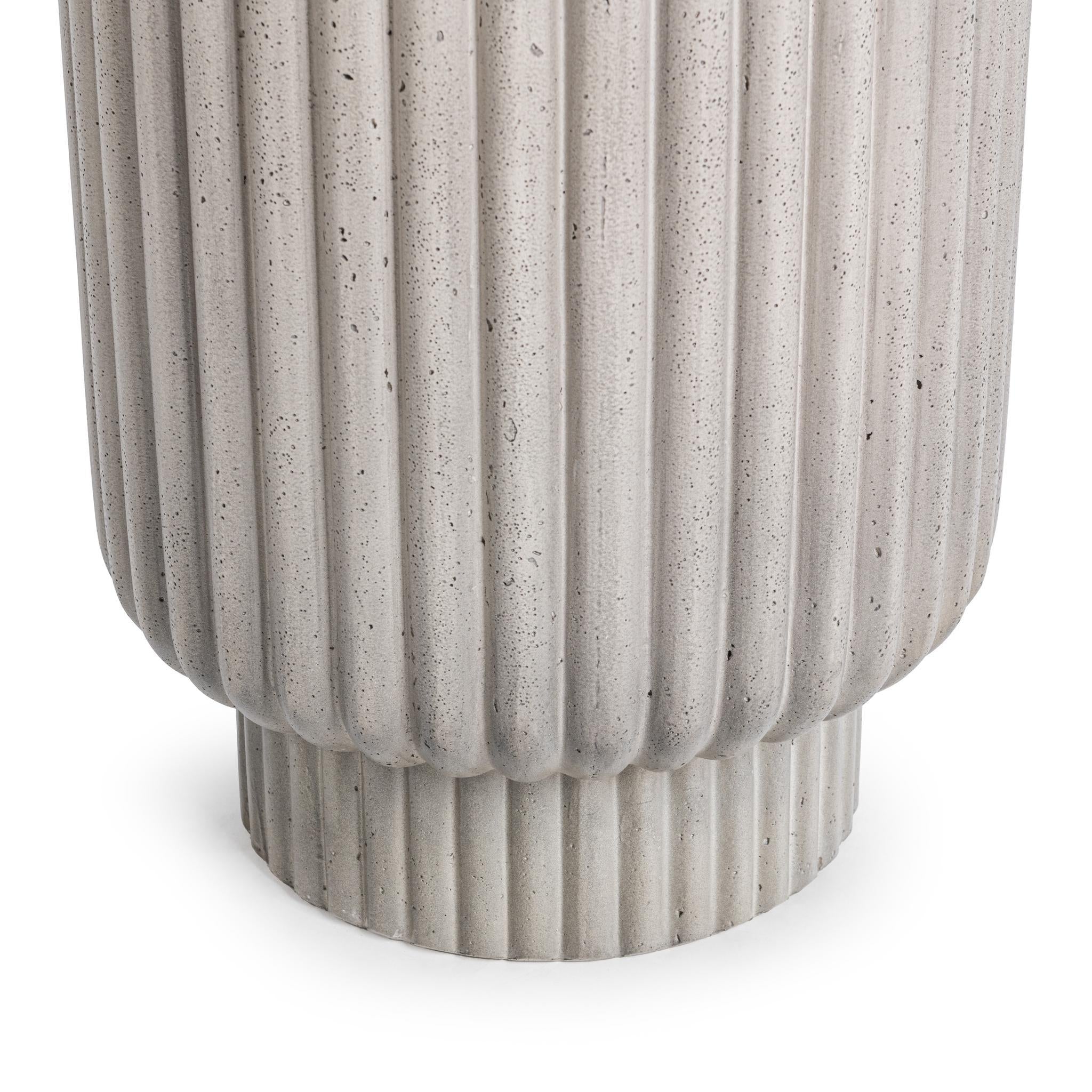 Givens Outdoor Accent Table - Light Gray