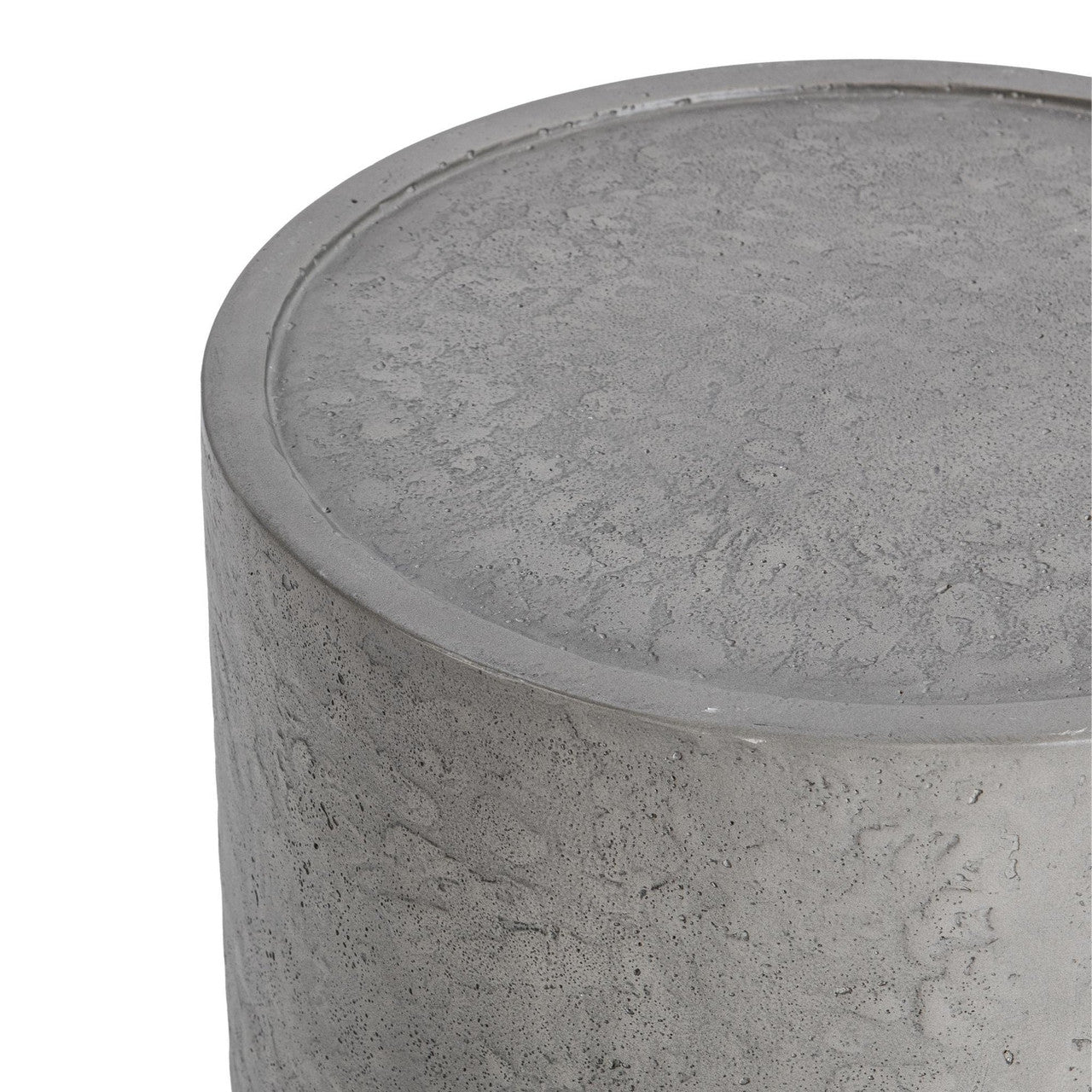 Sania Dark Grey Outdoor Round Accent Table