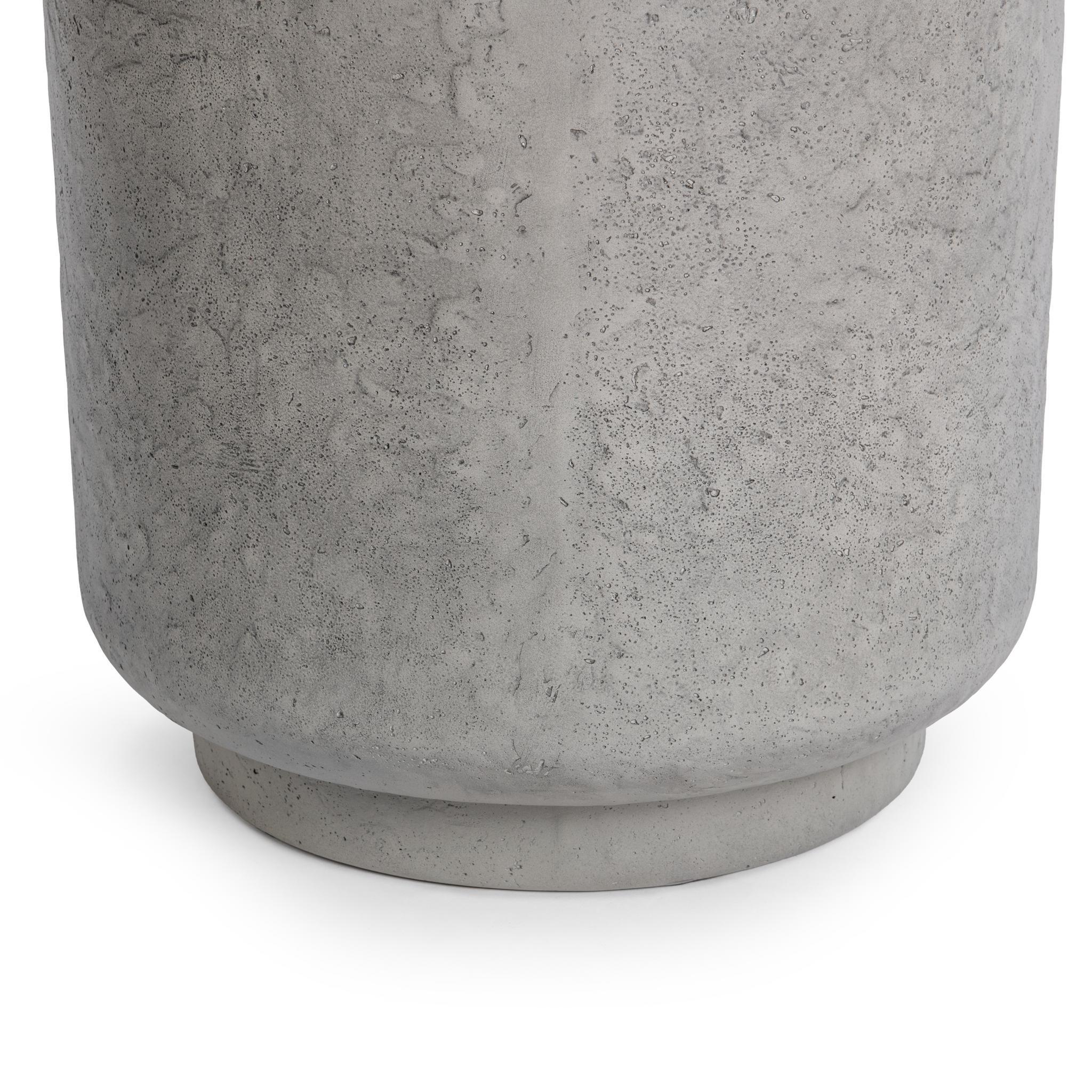 Sania Outdoor Accent Table - Athena Gray